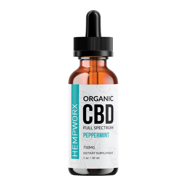 HempWorx 750 CBD Oil Full Spectrum Peppermint