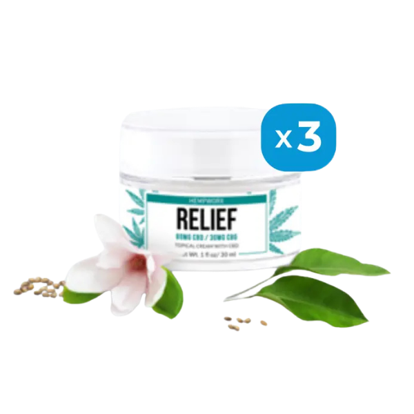 HempWorx Relief Cream – 3-Pack