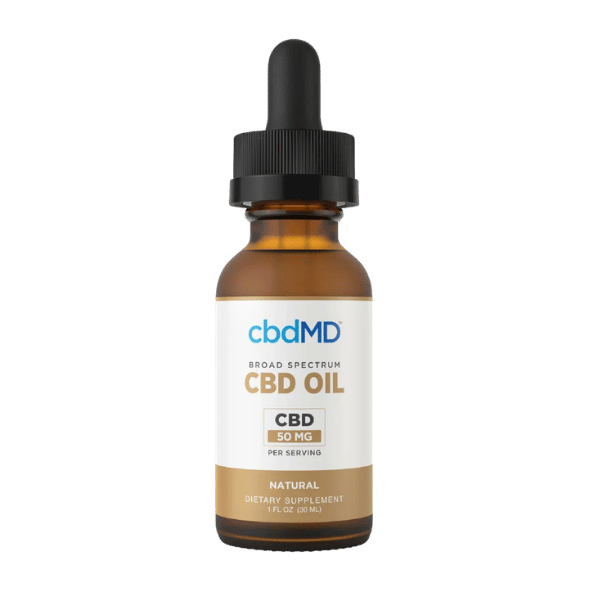 cbdMD Broad Spectrum CBD Oil Tincture