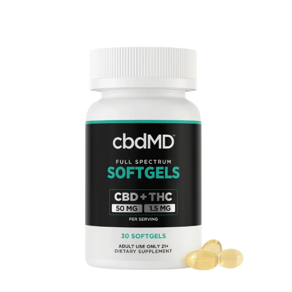 cbdMD CBD Full Spectrum Softgels